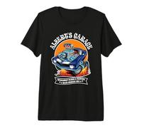 Albert's Garage Hotrod Voiture Classique Design pour Nom Albert T-Shirt Haut de Gamme