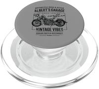 Albert's Garage Moto Design pour Le nom Albert PopSockets PopGrip pour MagSafe
