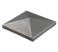Alberts métal 80 x 80 mm GAH 418021 Capuchon Poteau carré souder | Acier Lot de 10