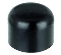 Alberts, noir 34 mm GAH 654610 Capuchon ronds en métal | Plastique, poteau Ø Ensemble de 20