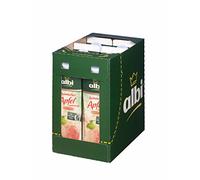 albi Lot de 6 jus de pomme naturel - 6 x 1 l