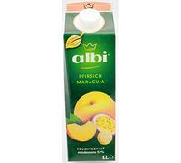 albi Peach Maracuja Lot de 6 sachets de nectar 6 x 1 l
