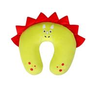 albi Travel Pillow Coussin de Voyage en Mousse à mémoire de Forme de Dinosaure pour Enfants et Adultes, Voyage en Voiture, Avion, Train, Vert, Taille Unique