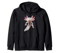 Albino Axolotl - Rose Clair Morph Science Lovers Garçons Filles Sweat à Capuche
