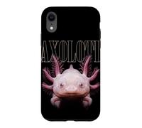 Albino Axolotl Visage Aquatique Faune Nature Axolotl Coque pour iPhone XR