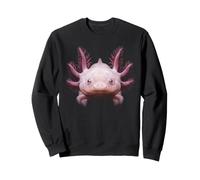 Albino Axolotl Visage Aquatique Faune Nature Axolotl Sweatshirt