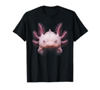 Albino Axolotl Visage Aquatique Faune Nature Axolotl T-Shirt Graphique avec Valeur