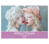 Albino Femmes - Œuvres d'art (calendrier mural 2026 DIN A3 paysage) - Calendrier mensuel CALVENDO