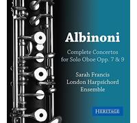 Albinoni : Intégrale des concertos pour hautbois op. 7 et 9. Francis.