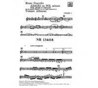 ALBINONI T. - ADAGIO IN SOL MIN - STRING ORCHESTRA AND ORGAN