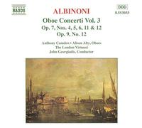 Albinoni, T. – Concertos pour hautbois Vol. 3 – CD – NAXOS