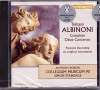 Tomaso Albinoni – Intégrale des concertos pour hautbois – CD – Import – Naxos