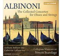 Albinoni: The Collected Concertos for Oboes & Strings by Anthony Robson NEUF