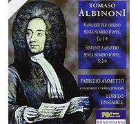 Albinoni, Tomaso - Concerti Per Violino /Sinfonie A Quattro