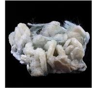 Albite + Byssolite. 97.0 Ct. Saint-Véran, Hautes-Alpes, France.