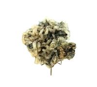 ALBITE + EPIDOTE + HÉMATITE en provenance de FRANCE, Saint-Véran, Hautes-Alpes - Rare Minéral de Collection, Propriétés Énergétiques, 1090.0 ct - Certificat d'Authenticité Inclus 77 x 77 x 33 mm G