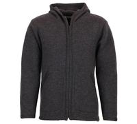 Albmerino - Veste à capuche foulée - Veste en laine - S - anthracite mottled