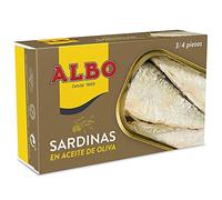 Albo Sardines à l'huile d'olive - 120 G Neto - Paquet de 6 unités