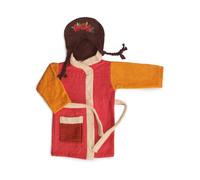 Albornoz bolsa bordado Frida con capucha Talla 2