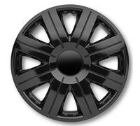 Albrecht 15 Pouces Noir enjoliveurs pour Jantes en Acier Cosmos enjoliveur de Roue en Plastique avec Peinture en Couches Enjoliveurs dans l'emballage d'origine Albrecht Fabriqué en UE