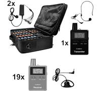 Albrecht ATT/ATR400 20er 29970.S20 Système audioguide-radioguide jeu de 20