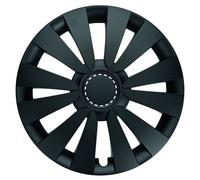 ALBRECHT automotive 09535 Enjoliveurs Universels Goal 15 " pouces, Pack de 4, Noir