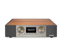 Albrecht DR 1000 Radio FM DAB+ 30W RMS LCD 4.3" Noyer Lecteur MP3 Boutons Rotatifs