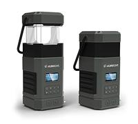 Albrecht DR114 Radio d'extérieur DAB+, FM radio d'urgence, USB, Bluetooth avec lanterne, manivelle, fonction de charge de la