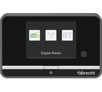 Albrecht DR 521 Radio de table DAB+, FM AUX, Bluetooth, DAB+, FM avec télécommande, fonction réveil noir