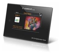 Albrecht DR 53 DAB+/UKW/Bluetooth Radio de table DAB, DAB+, FM avec télécommande, Spotify noir