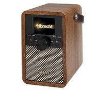 Albrecht DR 710 Radio numérique Portable Dab+ avec Son cristallin et Messages d'avertissement ASA | BT 5.3 | Batterie 2000 mAh | Diffusion de Musique Via Smartphone, Carte SD et USB