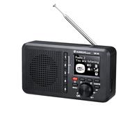 Albrecht DR 86-27861 - Petite Radio pour Personnes âgées - Dab+/FM - Streaming de Musique - Batterie intégrée de 2200 mAh - Transparent