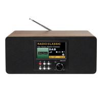 Albrecht DR 864 Radio sans fil DAB+, FM fonction réveil marron, noir