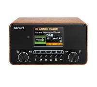 Albrecht DR 866 Radio de Table Dab+, FM AUX, Bluetooth, Dab+, FM Touche Sensitive, synthèse vocale, Fonction réveil NOI