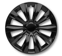 Albrecht 15 Pouces Noir enjoliveurs de Roue pour Jantes en Acier, enjoliveurs de Roue Delta Made in EU - Seulement Authentique dans l'emballage Albrecht