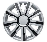 Albrecht Enjoliveurs 16 Pouces Argent/Noir Mirage Jeu de 4