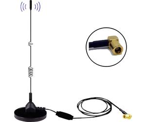 Albrecht MAG31 Antenne DAB+ avec pied aimanté avec amplificateur