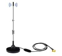 Albrecht MAG31 DAB+ Magnetfußantenne + Verstärker Band III, 3m Kabel + SMB-Stecker Antenne DAB+ avec pied aimanté avec