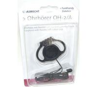 Albrecht OH-2A Ohrhörer with 2,5mm jack plug for Albrecht Tectalk Smart, Tec