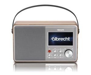 Albrecht Radio numérique DR 862 Dab+ avec FM - Manipulation intuitive - Grandes Polices - Mode Confort activable pour éviter Les erreurs d'utilisation - Alertes ASA - Fonctionnement sur Batterie ou