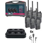 Albrecht Tectalk Worker 3 29827 Emetteur-récepteur PMR jeu de 6