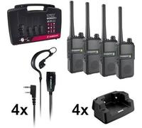 Albrecht Tectalk Worker 3 4er 29826 Talkie-walkie PMR jeu de 4