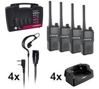 Albrecht Tectalk Worker 3 4er 29826 Talkie-walkie PMR jeu de 4 G