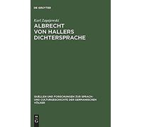 Albrecht Von Hallers Dichtersprache