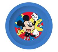 ALBRI Assiette creuse en polypropylène pour usage alimentaire de Mickey, écologique, pratique, sûr et incassable