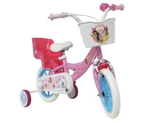 albri Fille de 12 Pouces, Vélo Disney Princesses Rose