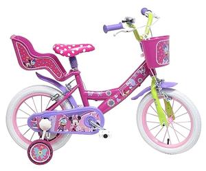 albri Fille de 14 Pouces, Vélo Disney Minnie Rose