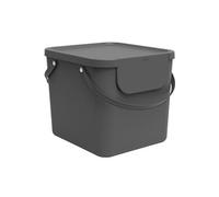 Rotho Système de séparation des déchets Albula 40 L pour la cuisine PP sans BPA Anthracite