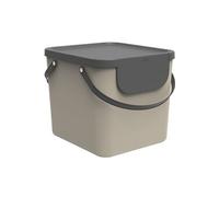 Albula Système de séparation des déchets 40l pour la cuisine, Plastique (PP) sans BPA, cappuccino/anthracite