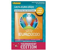 Panini France SA Euro 2020 Stickers 2021 Tournament Edition 10 Pochettes + Album Offert